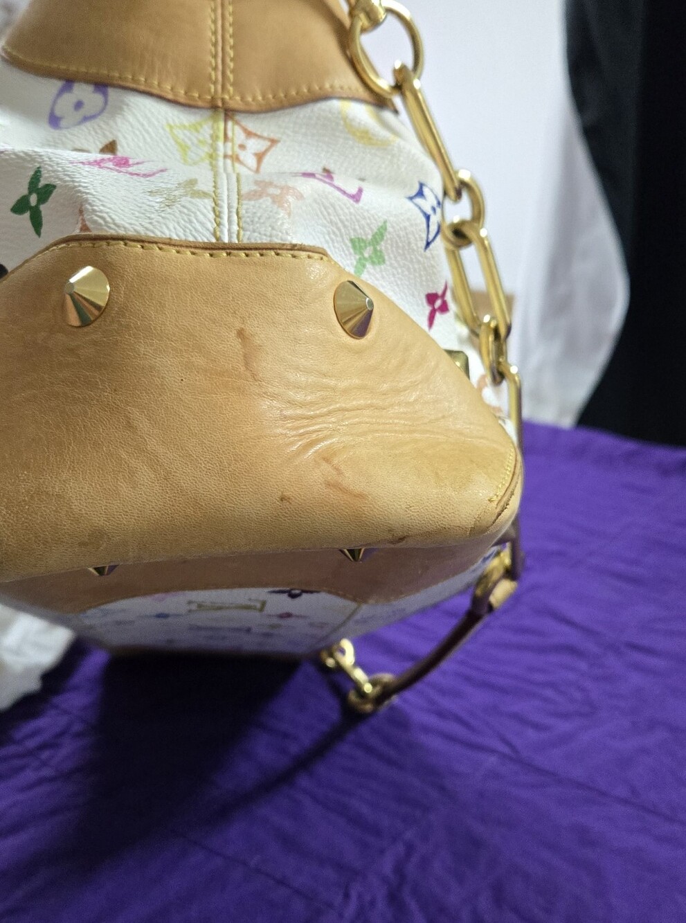 Louis Vuitton Murakami Monogram GM Judy Shoulder Bag - Picture 8 of 16